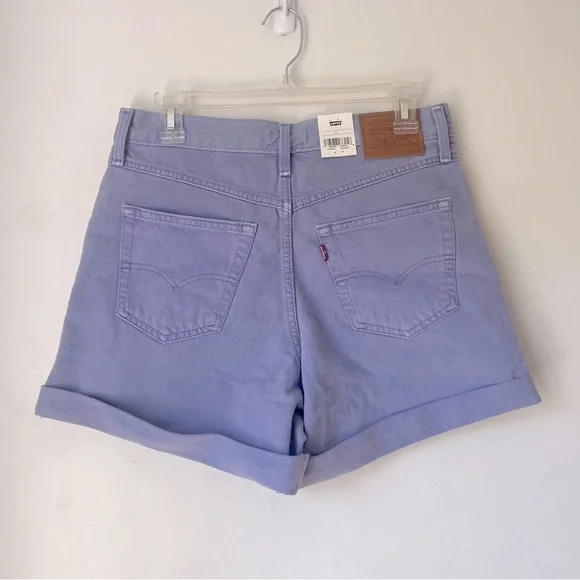 Levi’s ‘80s Rolled Mom Denim Short - Dusty Persian Violet 28" NWT - Picture 9 of 9
